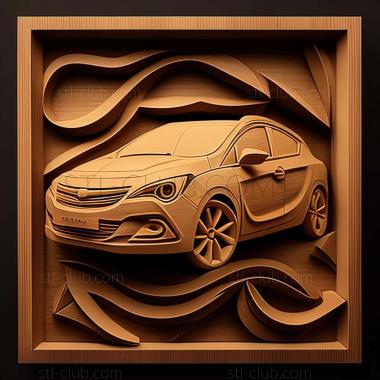 3D модель Opel Astra J (STL)